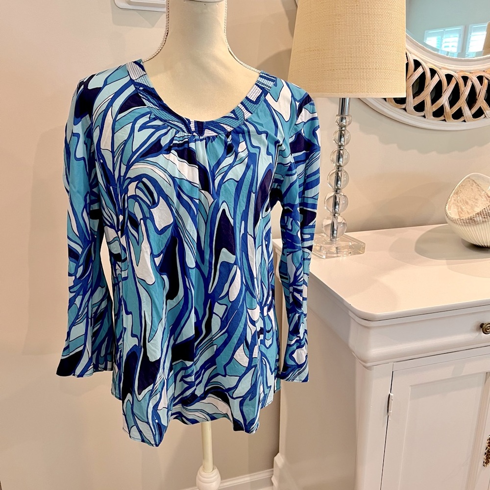 Ocean Blue Summer top